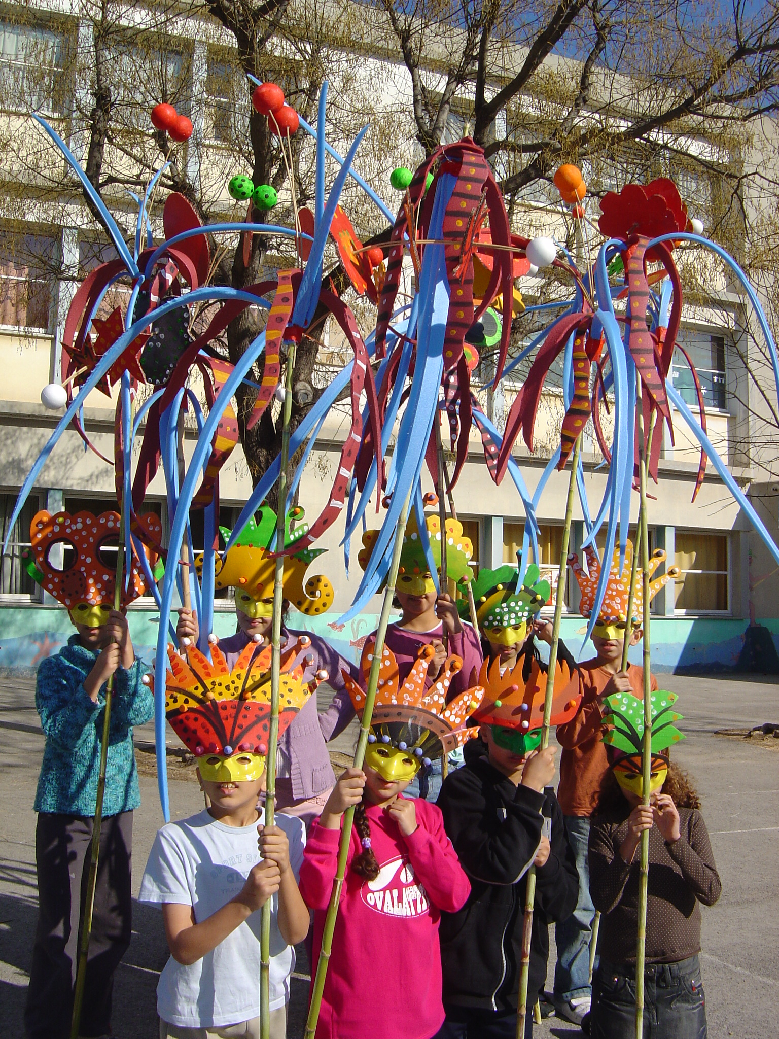Atelier carnaval d’Aix en Provence en  2008